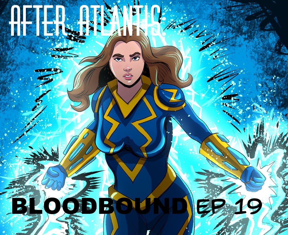 The cover art for the episode Job Hazards from the comics series After Atlantis, which is number 19 in the series