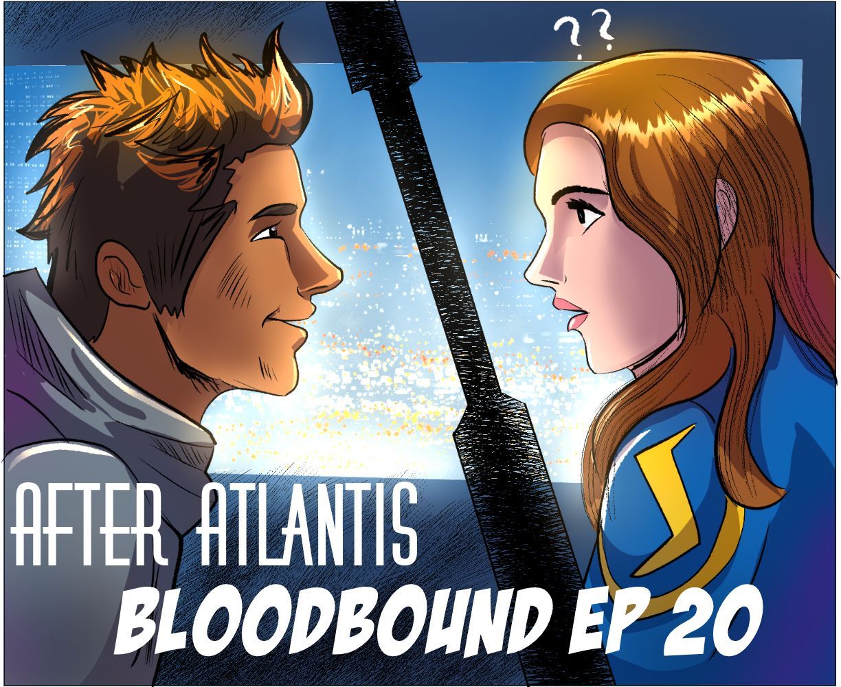 The cover art for the episode Slick Criminal from the comics series After Atlantis, which is number 20 in the series