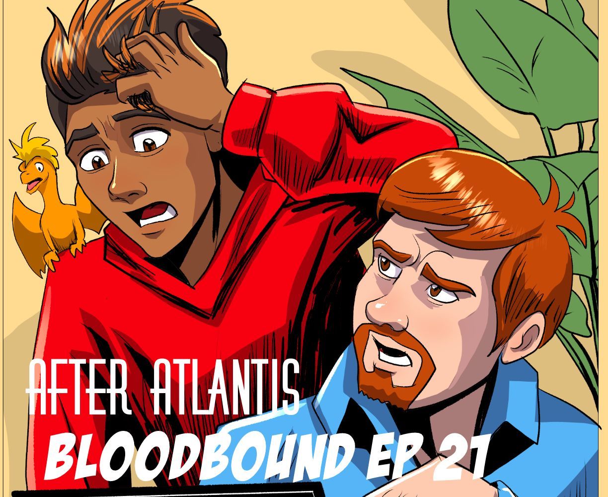 The cover art for the episode Ringleader from the comics series After Atlantis, which is number 21 in the series