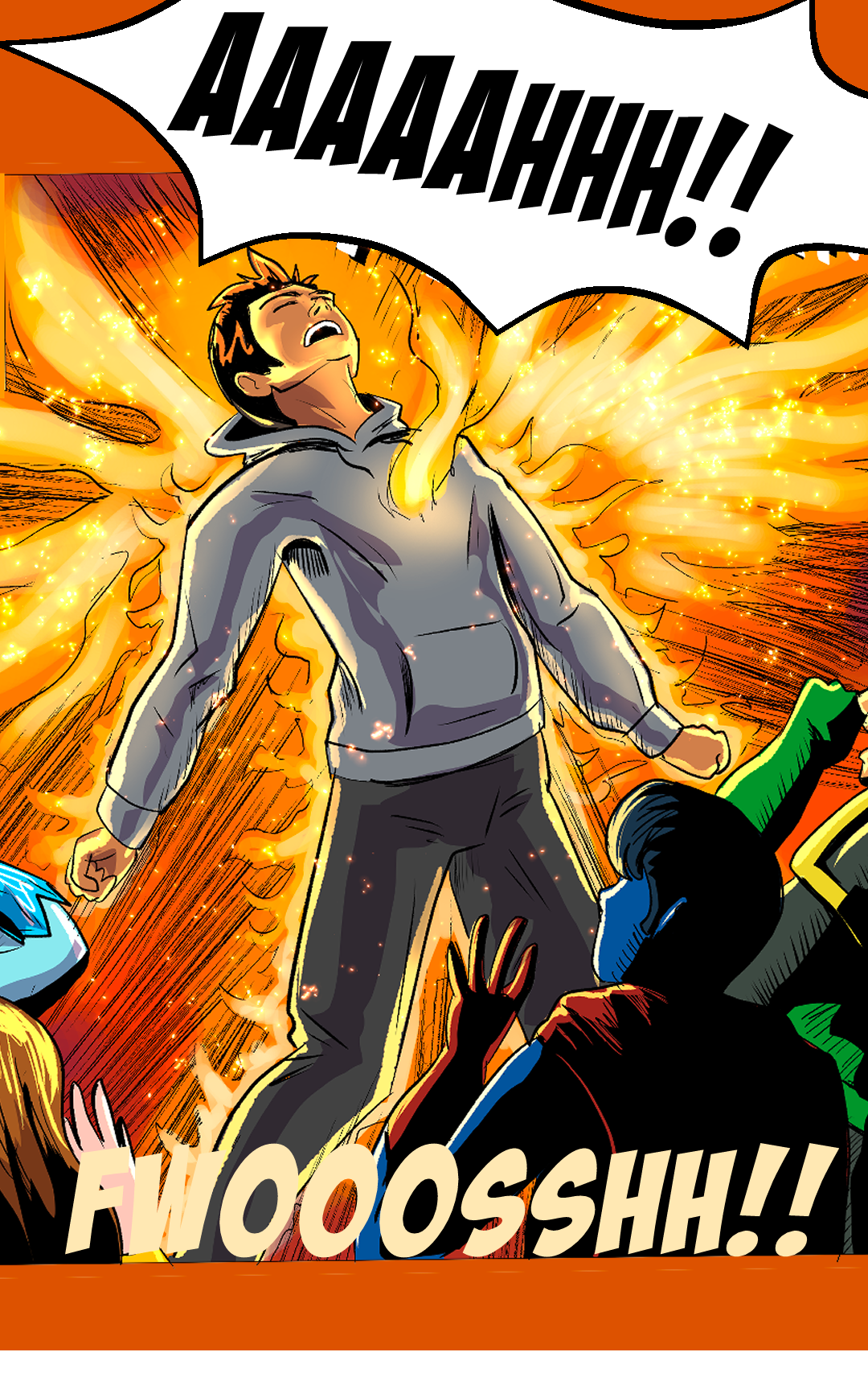 Fire versus Ice panel 1