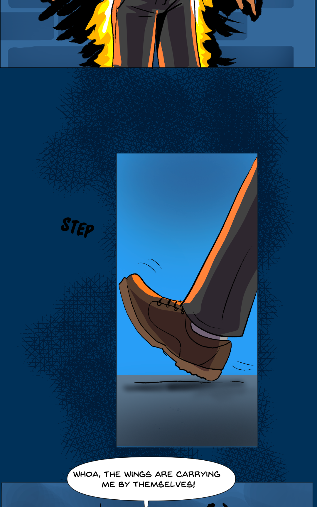 Fire versus Ice panel 3