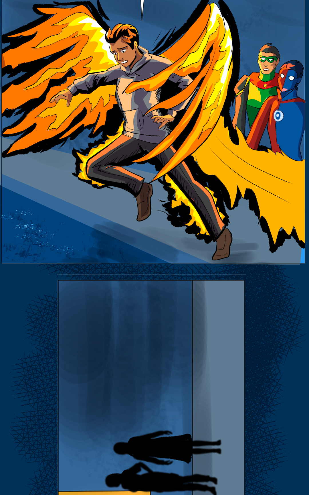 Fire versus Ice panel 4