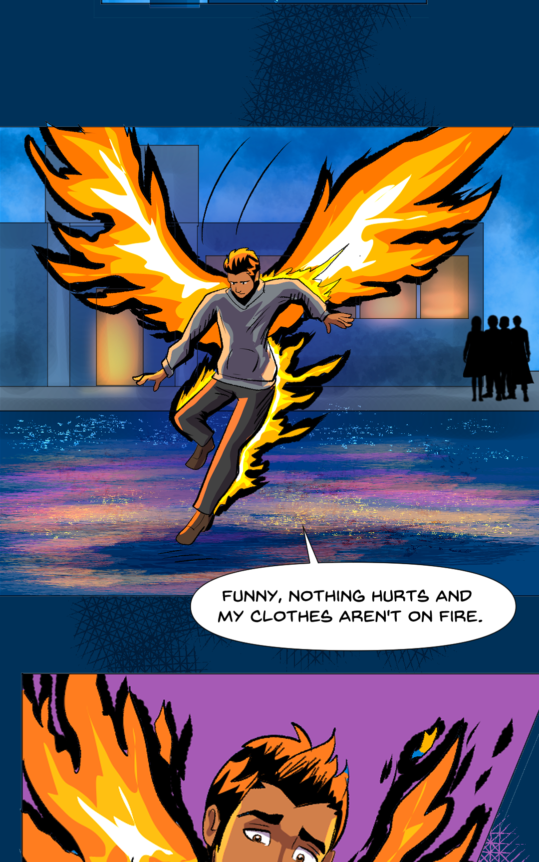 Fire versus Ice panel 7