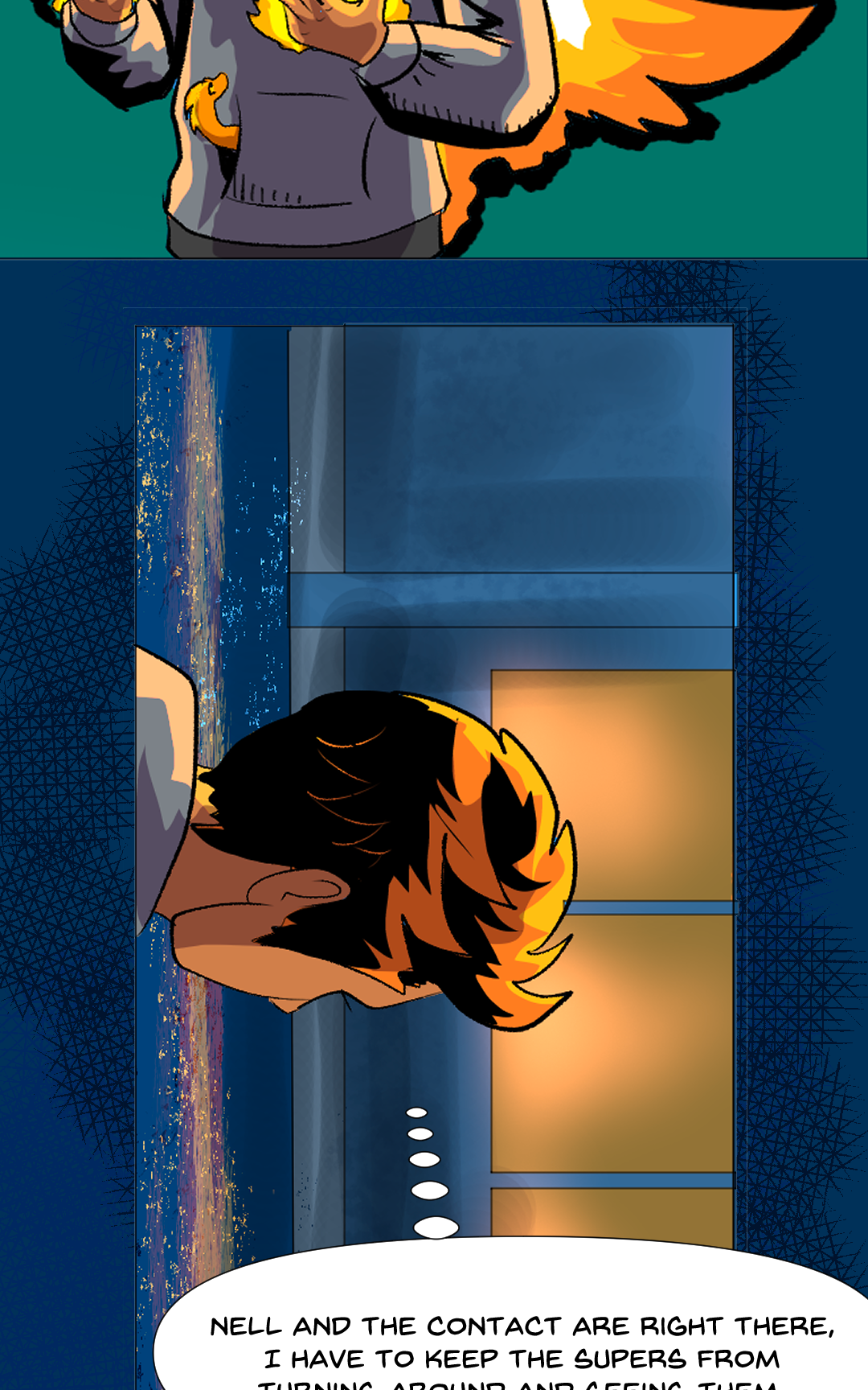 Fire versus Ice panel 10