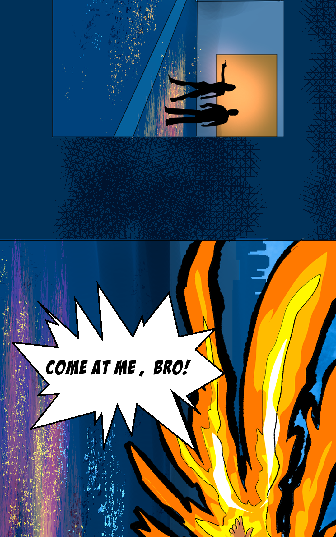 Fire versus Ice panel 12