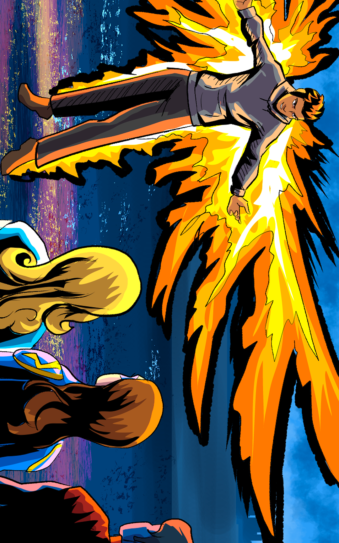 Fire versus Ice panel 13