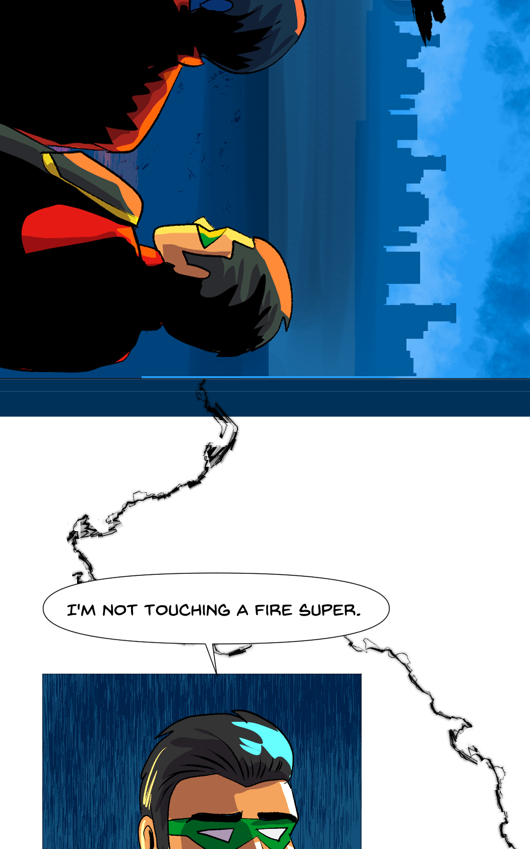 Fire versus Ice panel 14