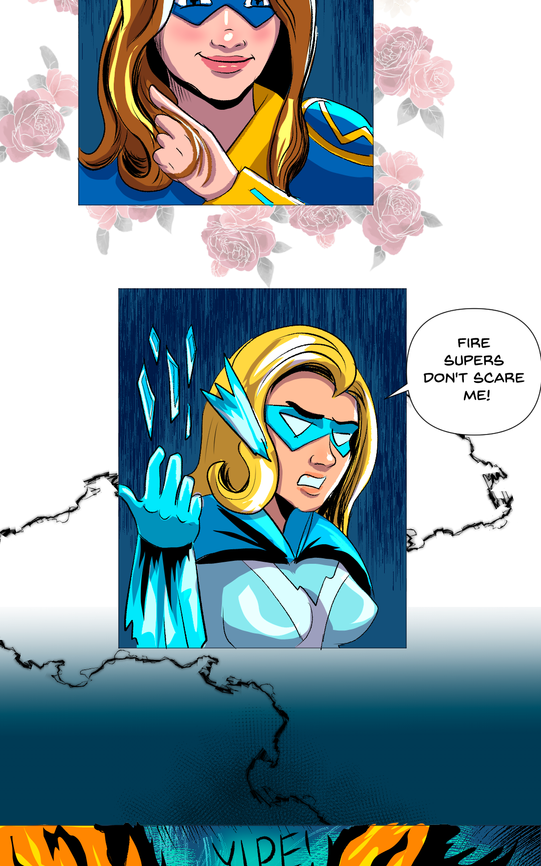 Fire versus Ice panel 16