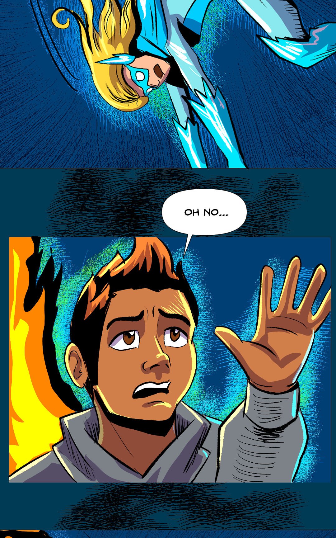 Fire versus Ice panel 28