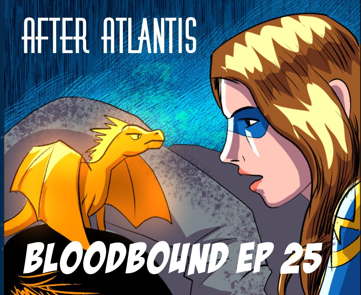 The cover art for the episode A favor done from the comics series After Atlantis, which is number 25 in the series