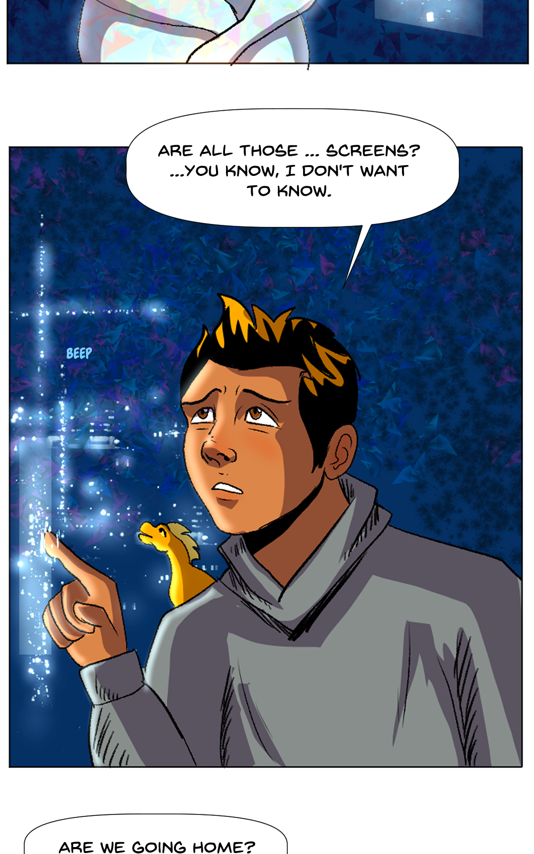 Time travel panel 38