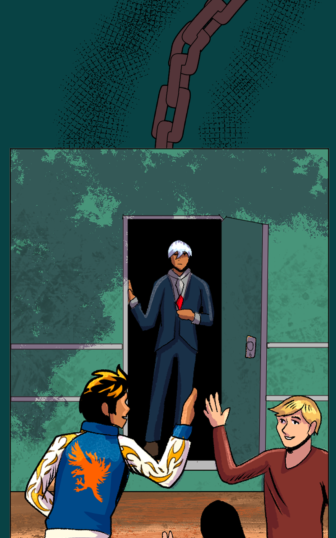 The net closes panel 32