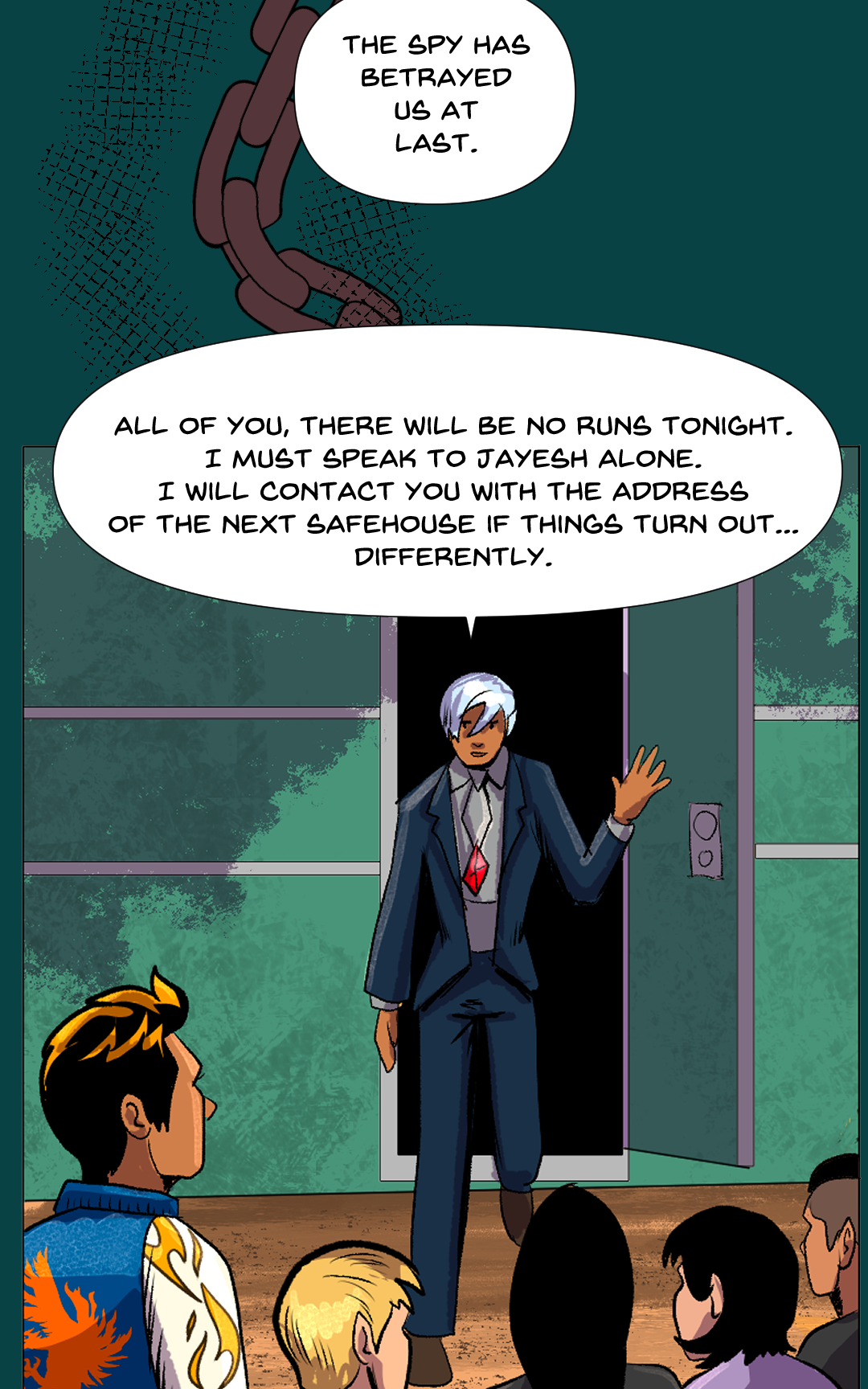 The net closes panel 35