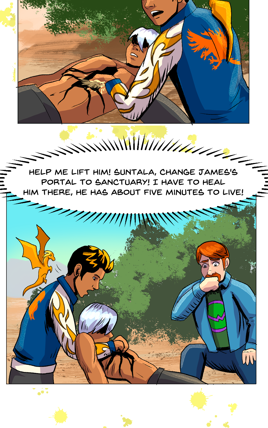 Emergency healing panel 14