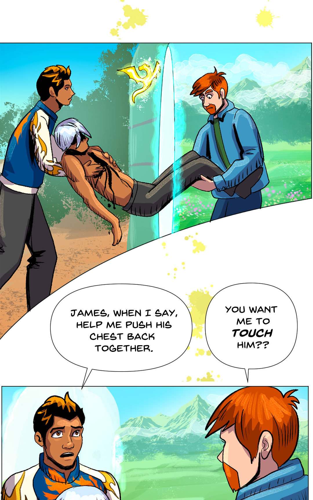 Emergency healing panel 15