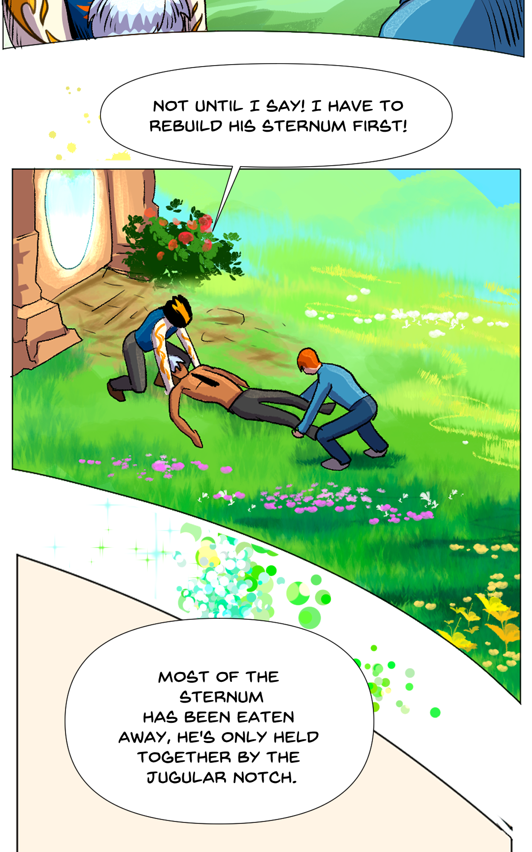 Emergency healing panel 16