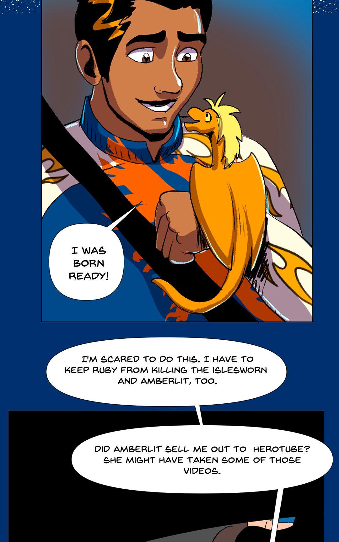 Superhero Antics panel 3