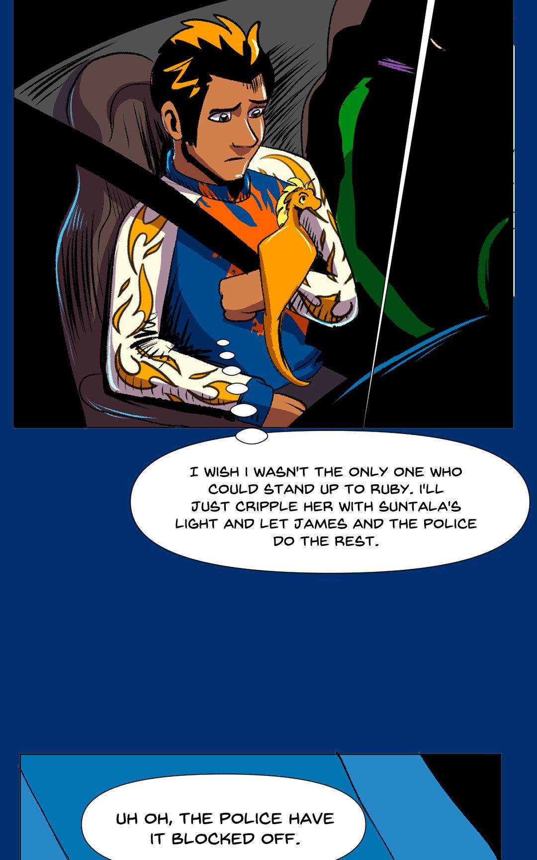 Superhero Antics panel 4