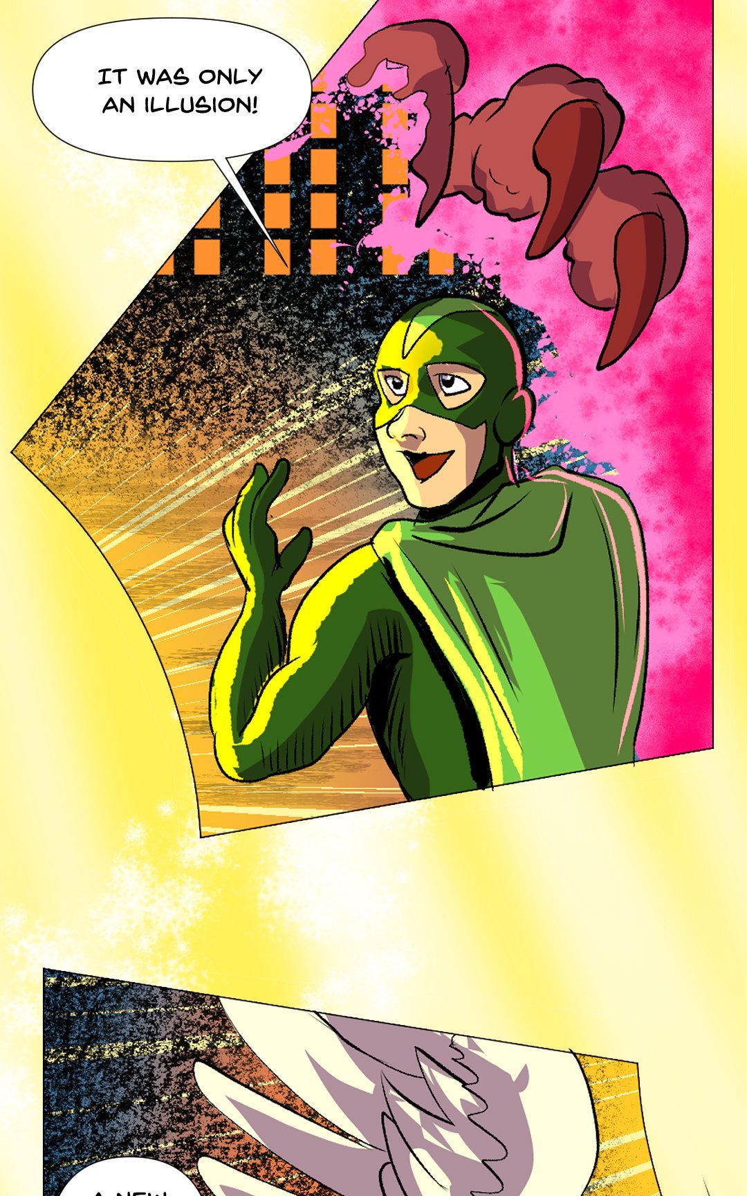 Superhero Antics panel 14