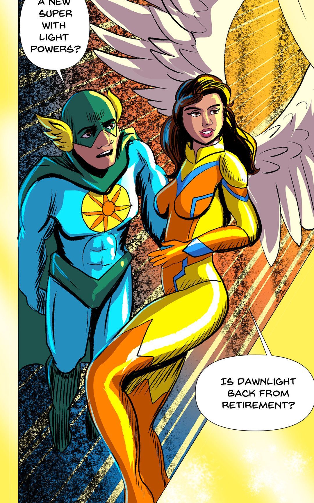 Superhero Antics panel 15