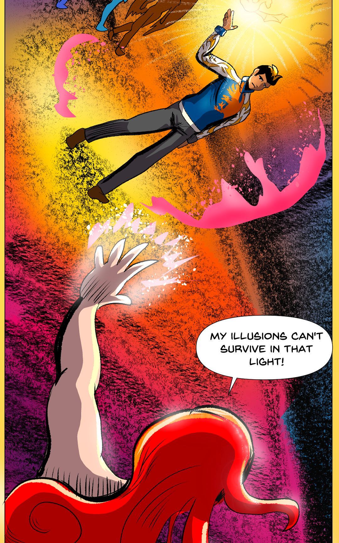 Superhero Antics panel 19