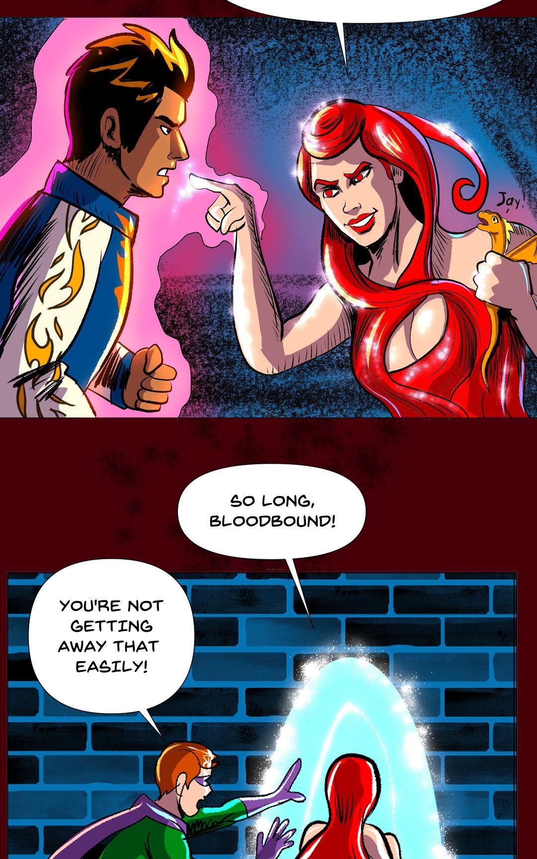 Superhero Antics panel 31