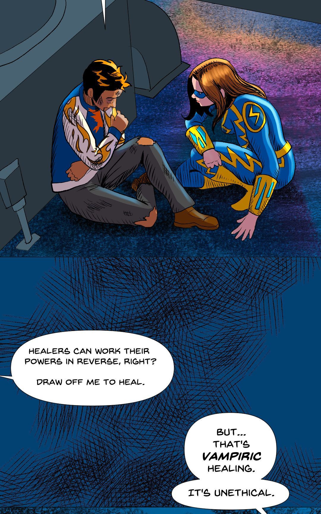 when you are the villain panel 35