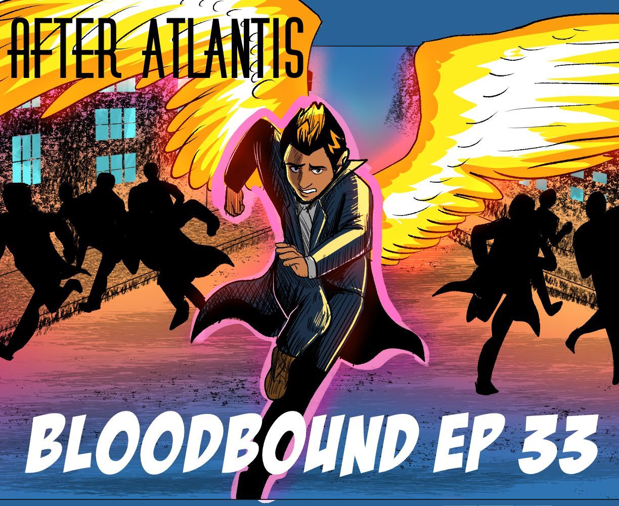 The cover art for the episode when you are the villain from the comics series After Atlantis, which is number 33 in the series