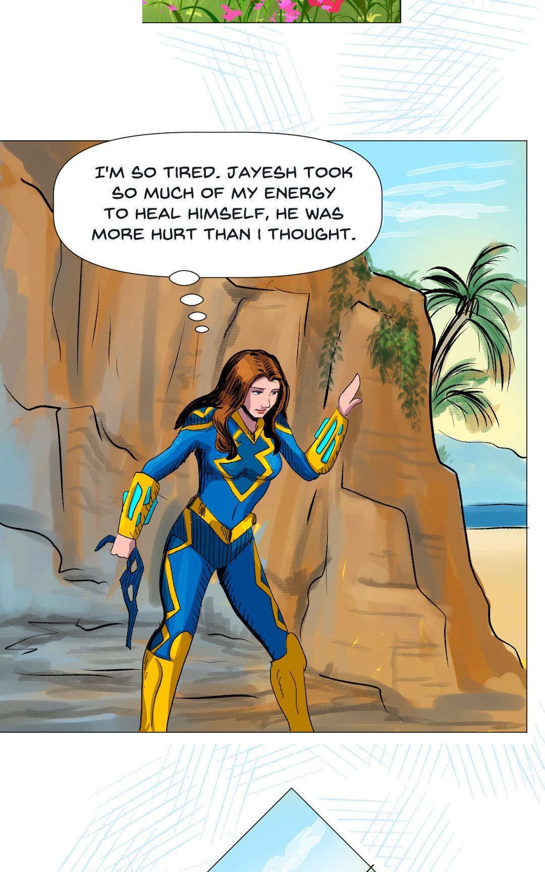 A short rest panel 13