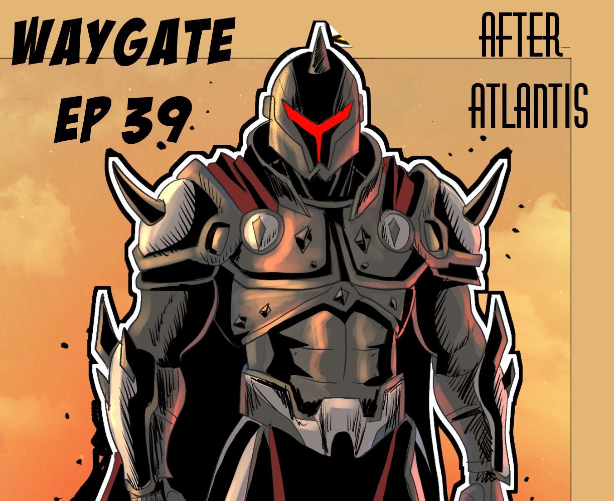 The frontpage cover art for the episode S2 A New Villain Arises from the comics series After Atlantis, which is number 39 in the series