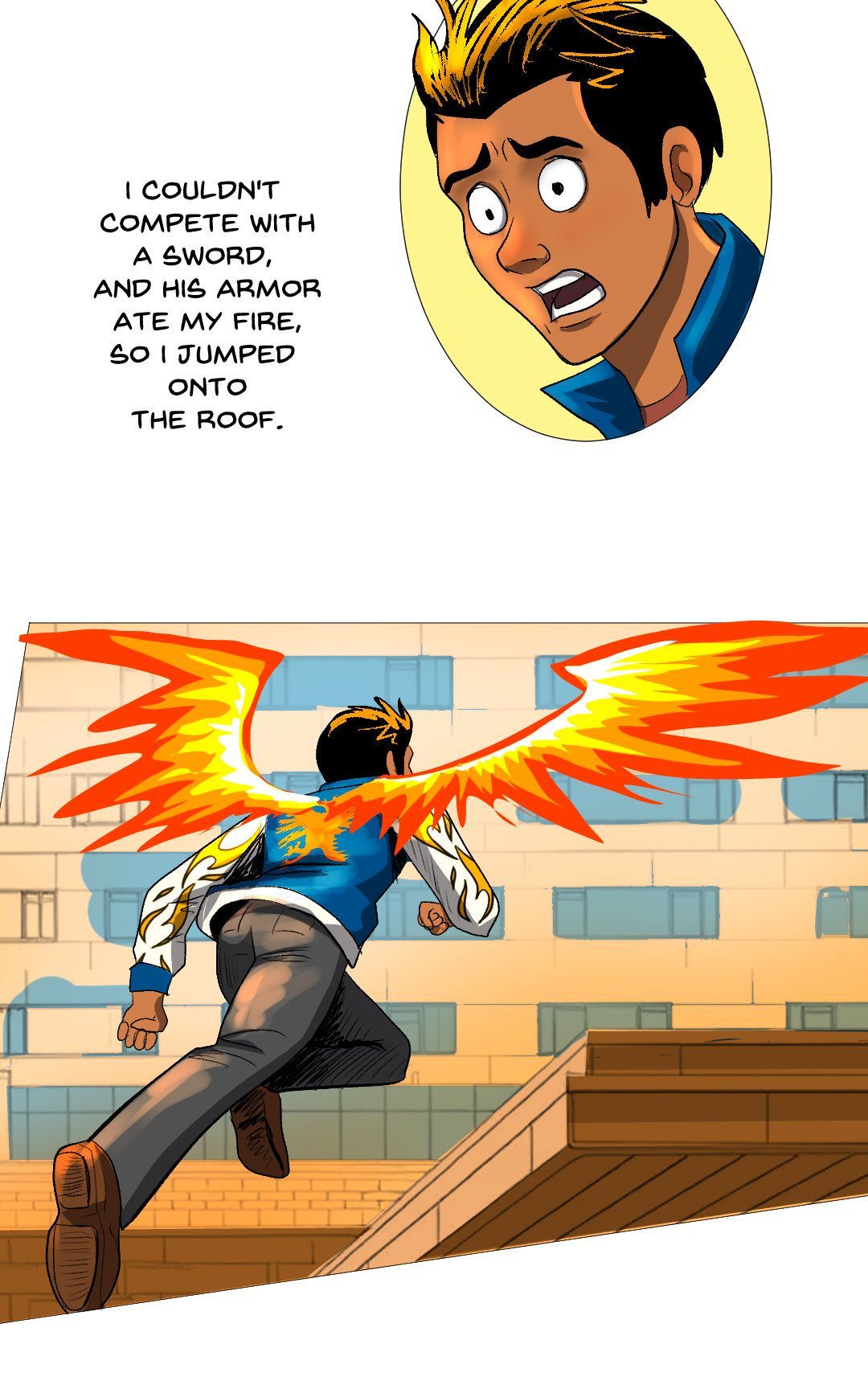 Fire vs Metal panel 5