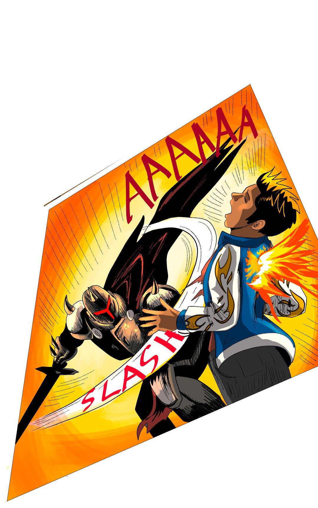 Fire vs Metal panel 7