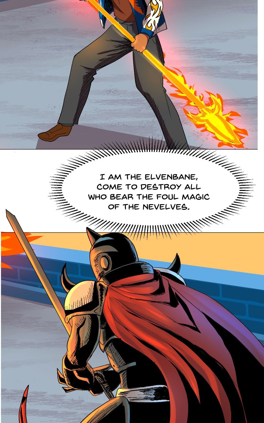 Fire vs Metal panel 16