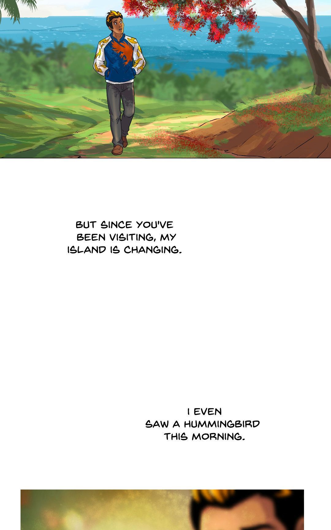 The island changes panel 12
