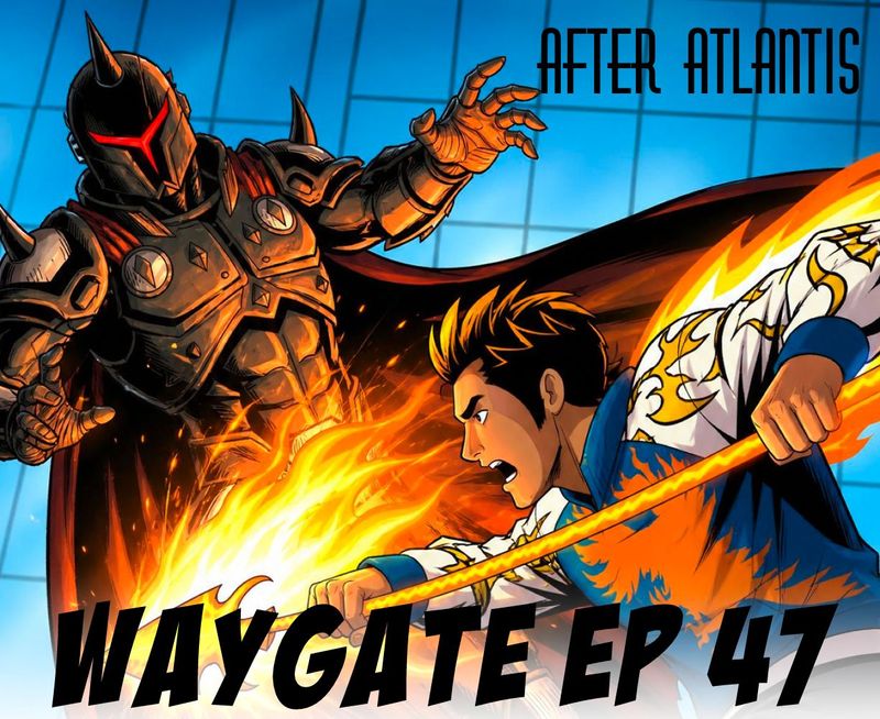 The frontpage cover art for the episode The island changes from the comics series After Atlantis, which is number 47 in the series