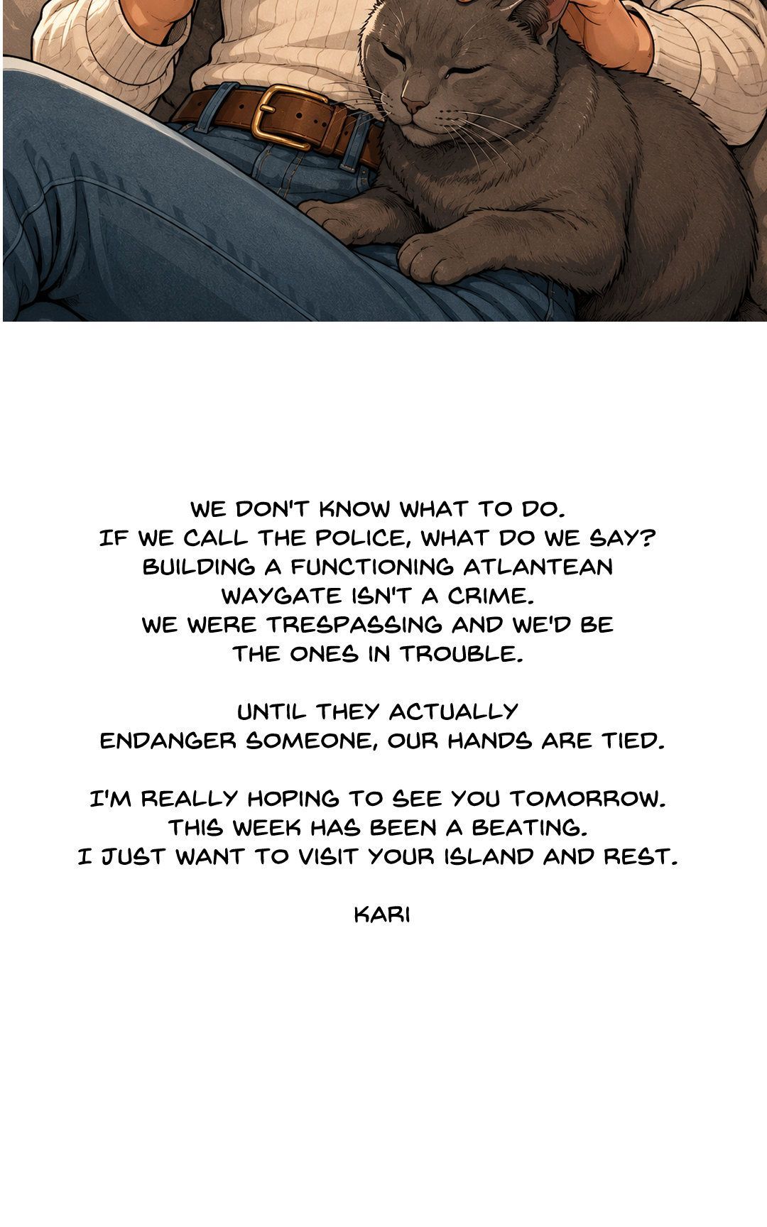 Kari is missing panel 20