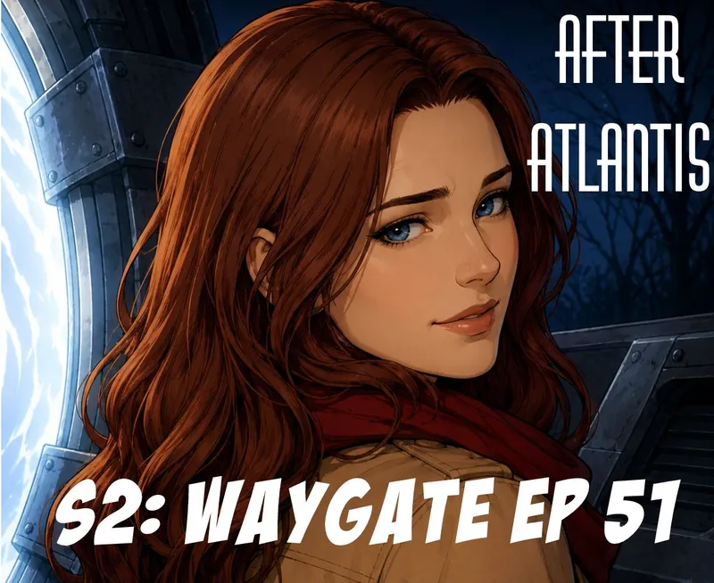 The frontpage cover art for the episode Outclassed from the comics series After Atlantis, which is number 51 in the series