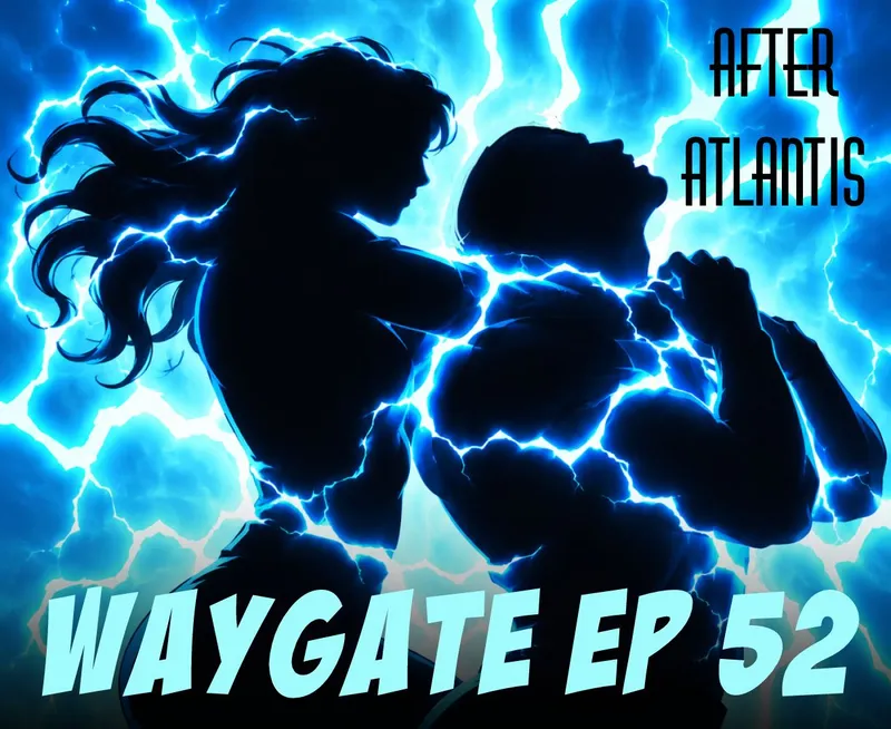 The frontpage cover art for the episode Final Confrontation from the comics series After Atlantis, which is number 52 in the series