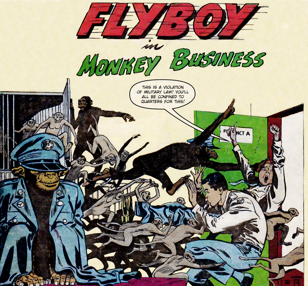 Flyboy #1 - Monkey Business panel 4