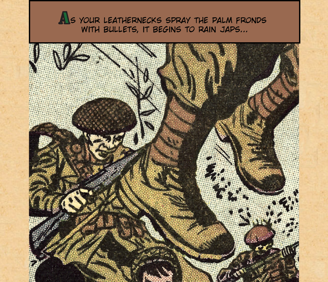 Marine Raid on Munda #2 panel 5