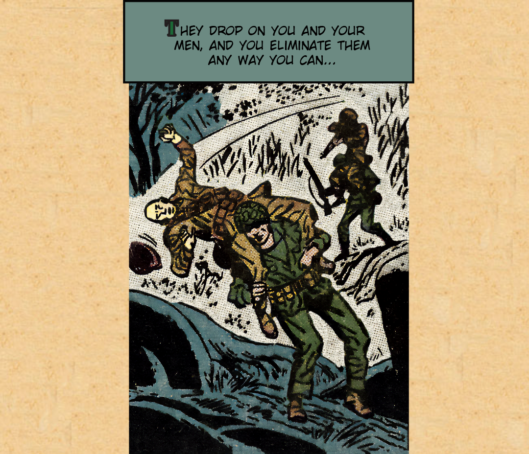 Marine Raid on Munda #2 panel 7