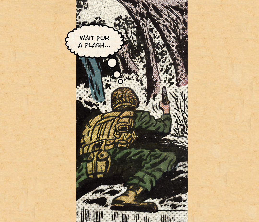 Marine Raid on Munda #2 panel 1