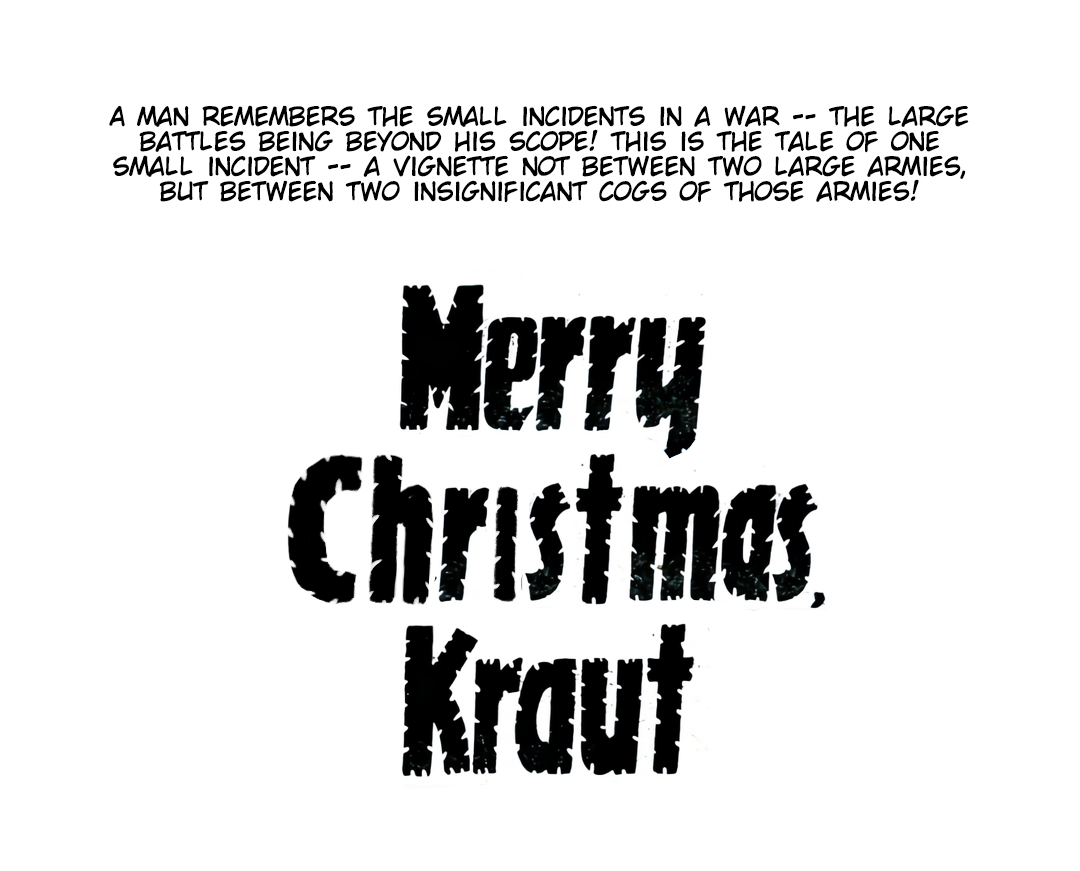 Merry Christmas, Kraut #1 panel 1