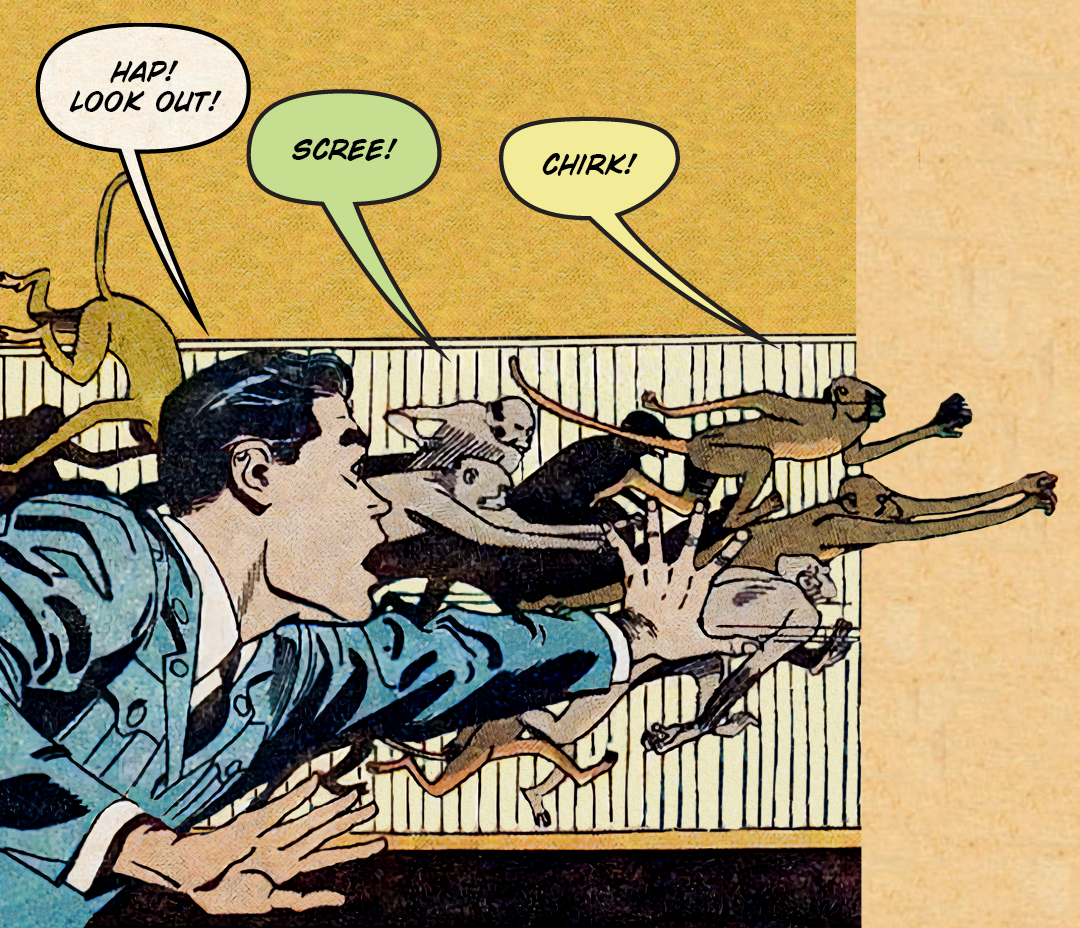 Flyboy #3 - Monkey Business panel 1