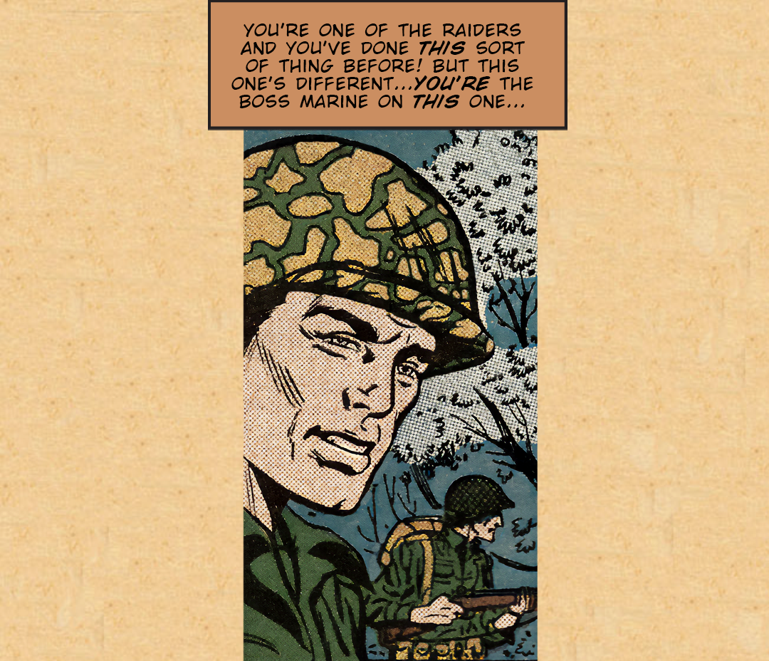 Marine Raid on Munda #1 panel 4