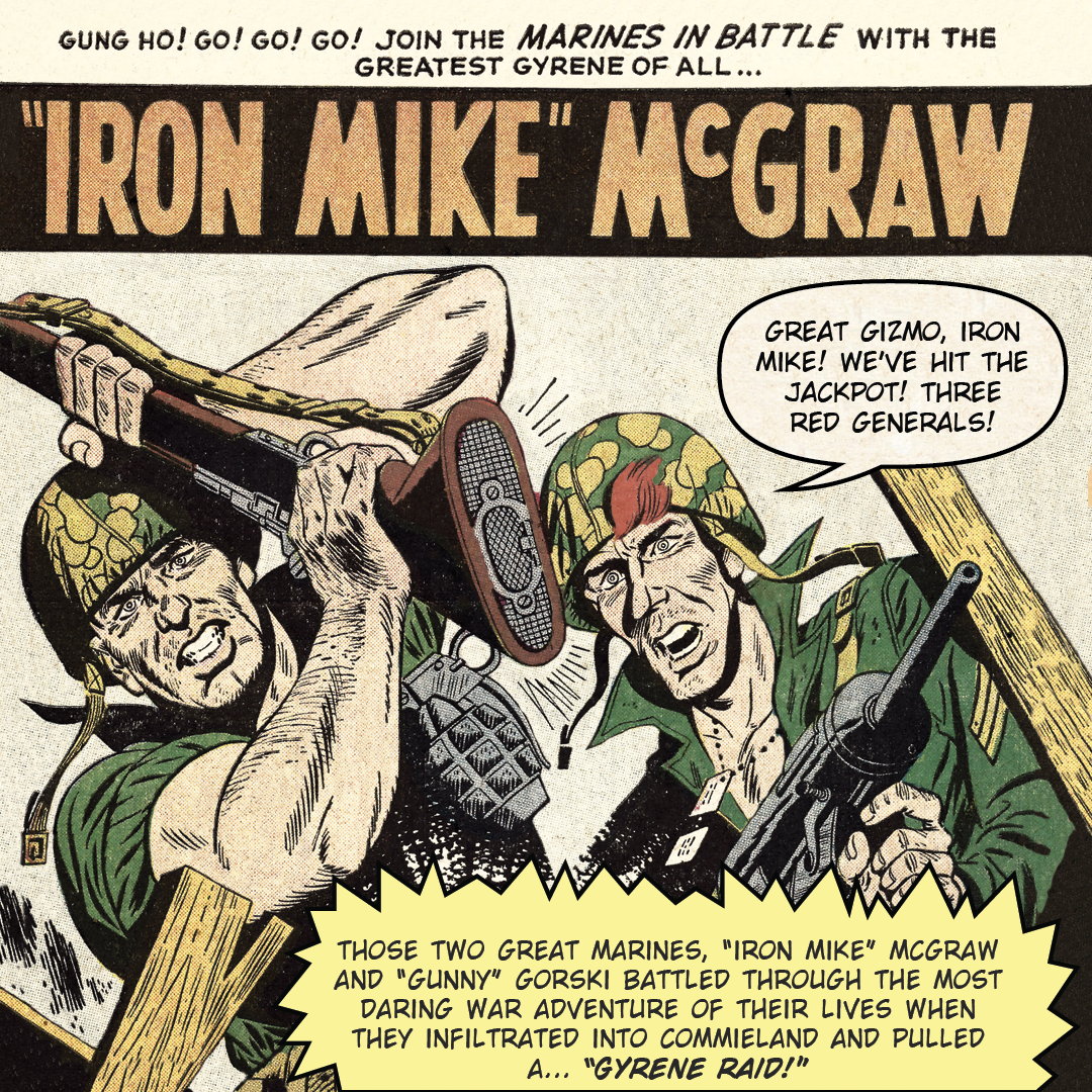 Iron Mike McGraw Gyrene Raid #1 panel 3