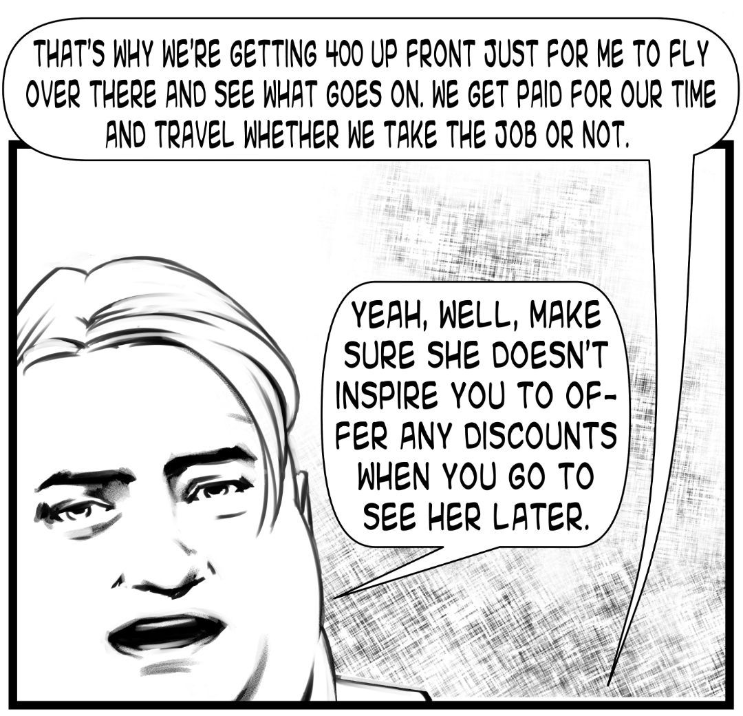 The Company's Secret Weapon panel 4