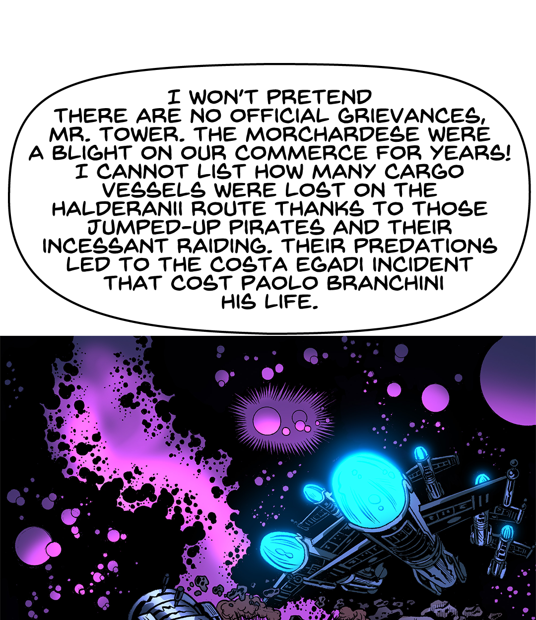 Interstellar Piracy panel 9