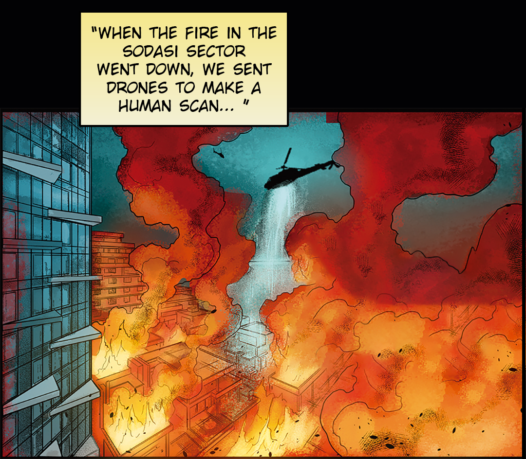 The Message of Flame panel 5