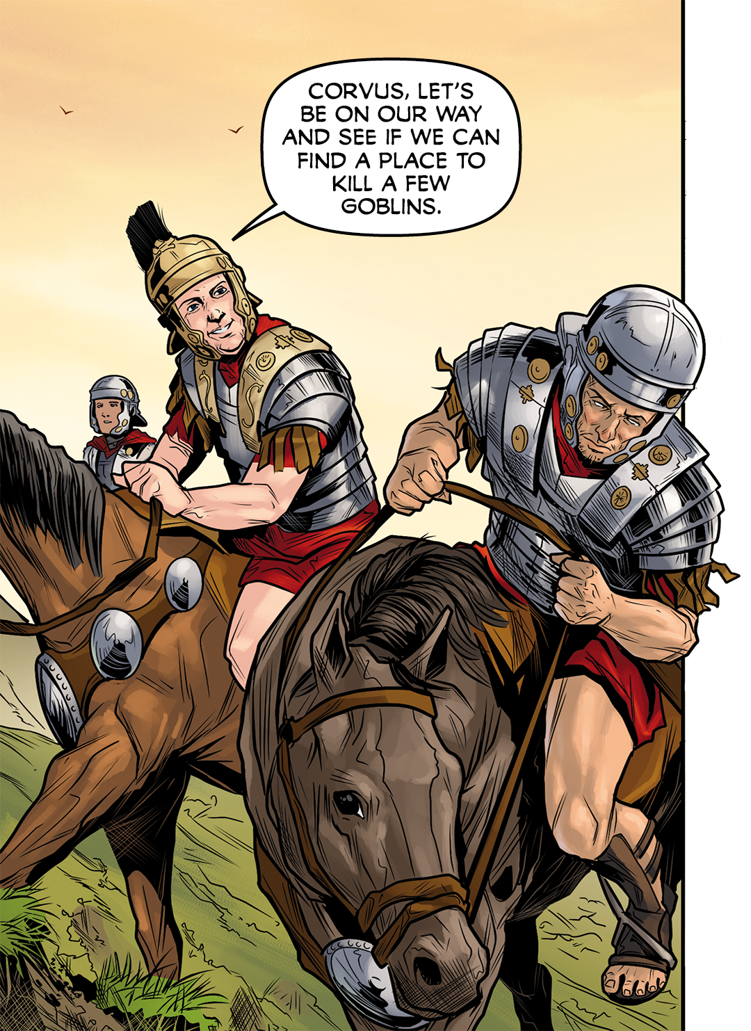 Riding To War panel 37